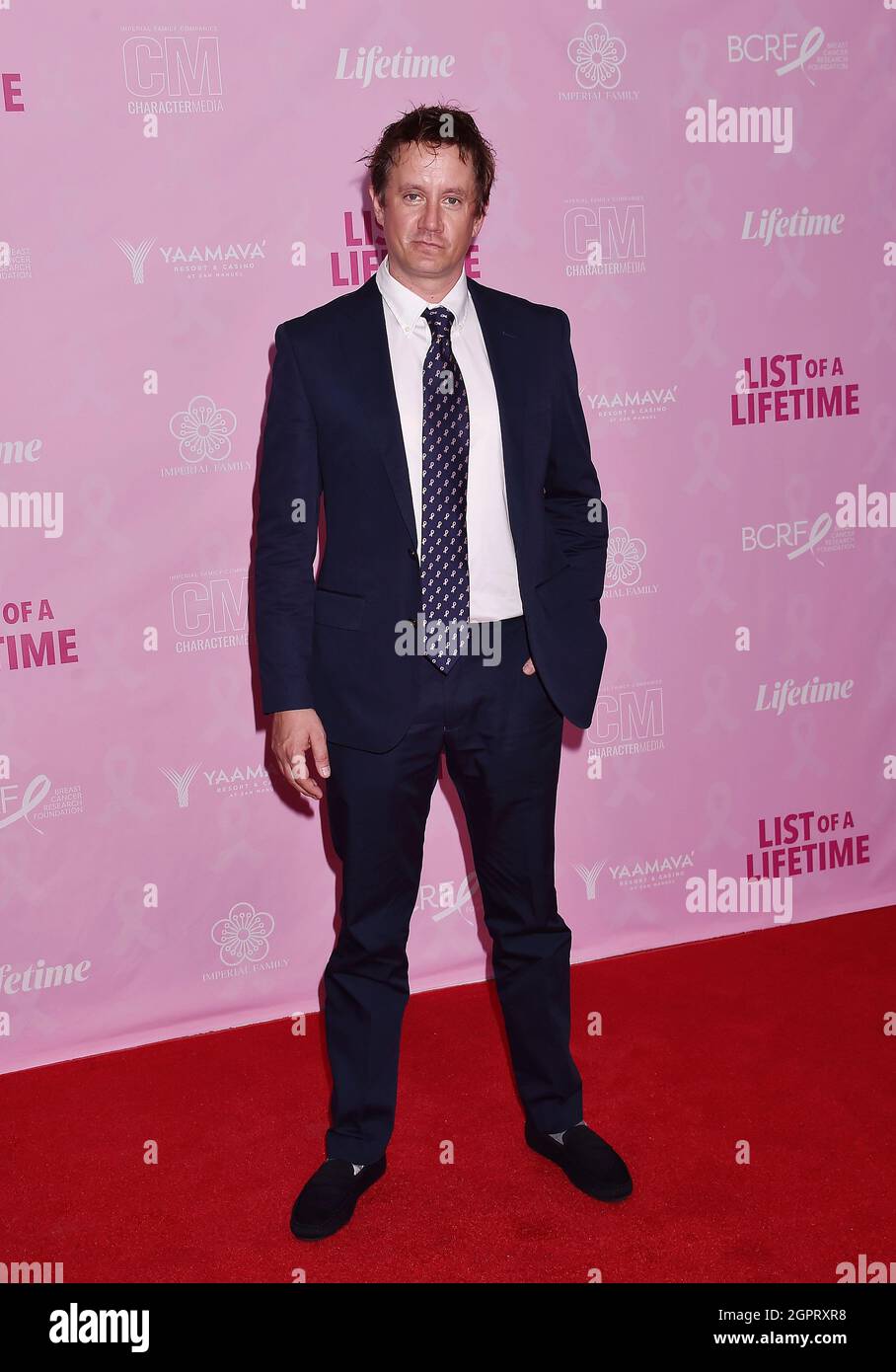 LOS ANGELES, CA - 29. SEPTEMBER: Chad Lindberg nimmt an der Premiere von 'List of a Lifetime' im CGV Cinemas Movie Theatre am 29. September 2021 in L Teil Stockfoto