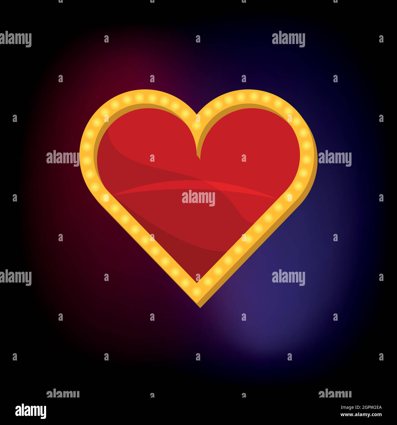 Anzug-Karte Herzsymbol, Cartoon-Stil Stock Vektor Anzug-Karte Herzsymbol, Cartoon-Stil Stock Vektor