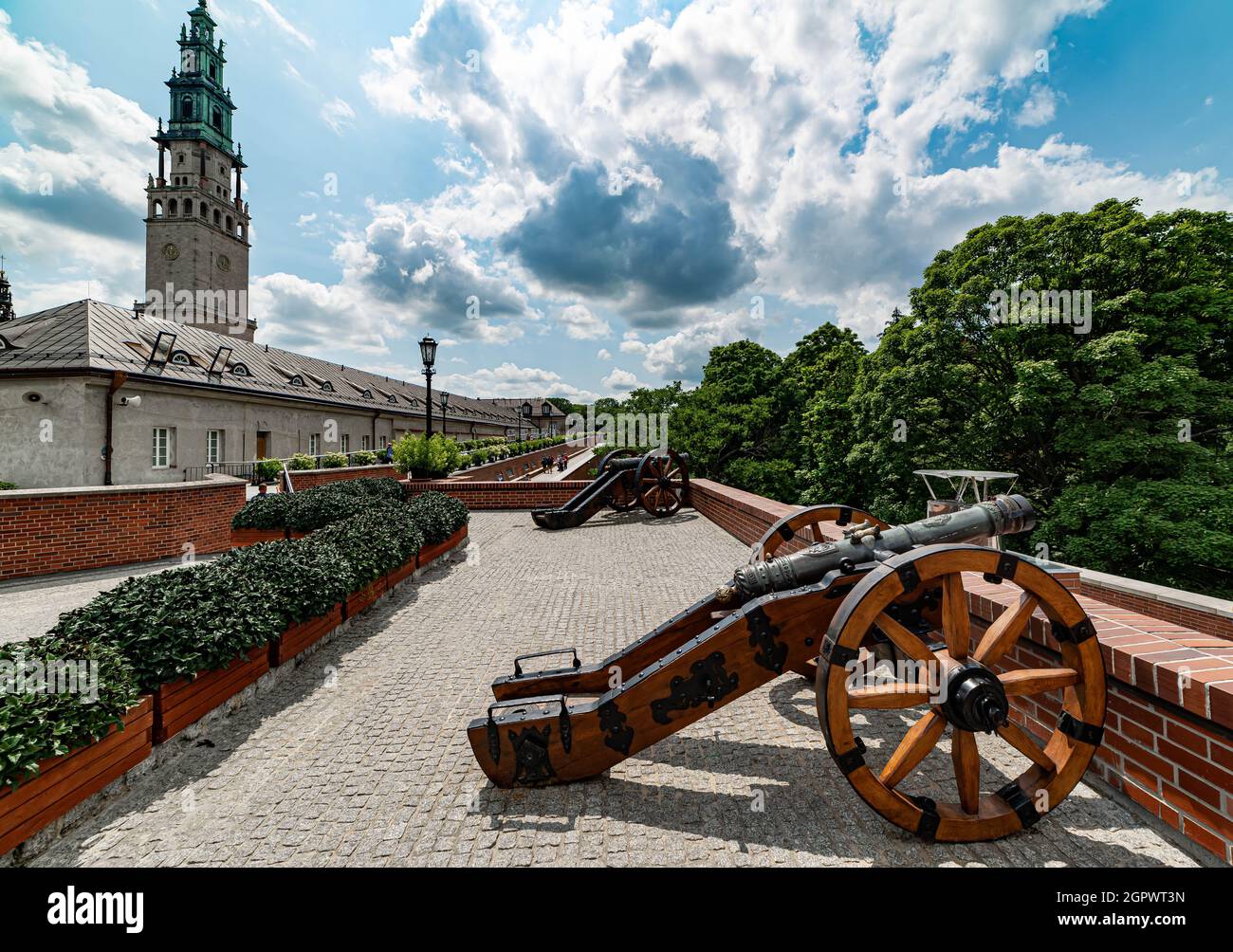 19.07.2021, Tschenstochau .Kloster Jasna Gora, Foto, Wojciech Fondalinski Stockfoto