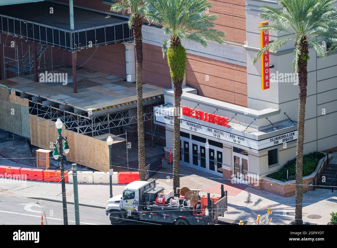 NEW ORLEANS, LA, USA - 26. SEPTEMBER 2021: The Fillmore concert venue at Harrah's Casino in Downtown New Orleans Stockfoto