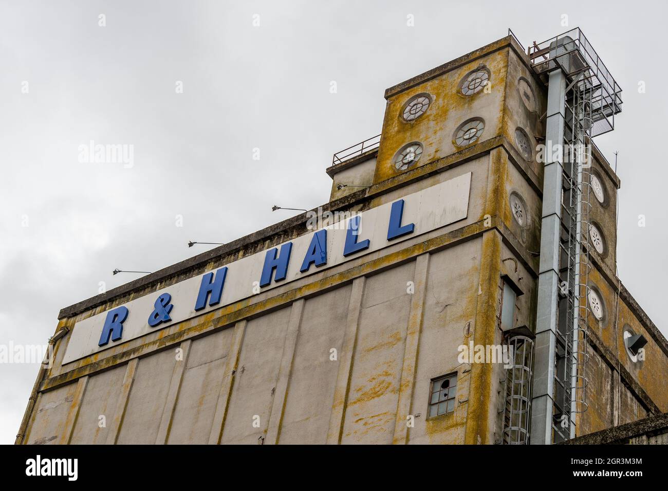 R&H Hall - importiert, liefert und lagert Futtermittelzutaten, Cork, Irland. Stockfoto