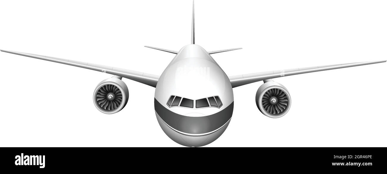 Eine Ebene Stock Vektor