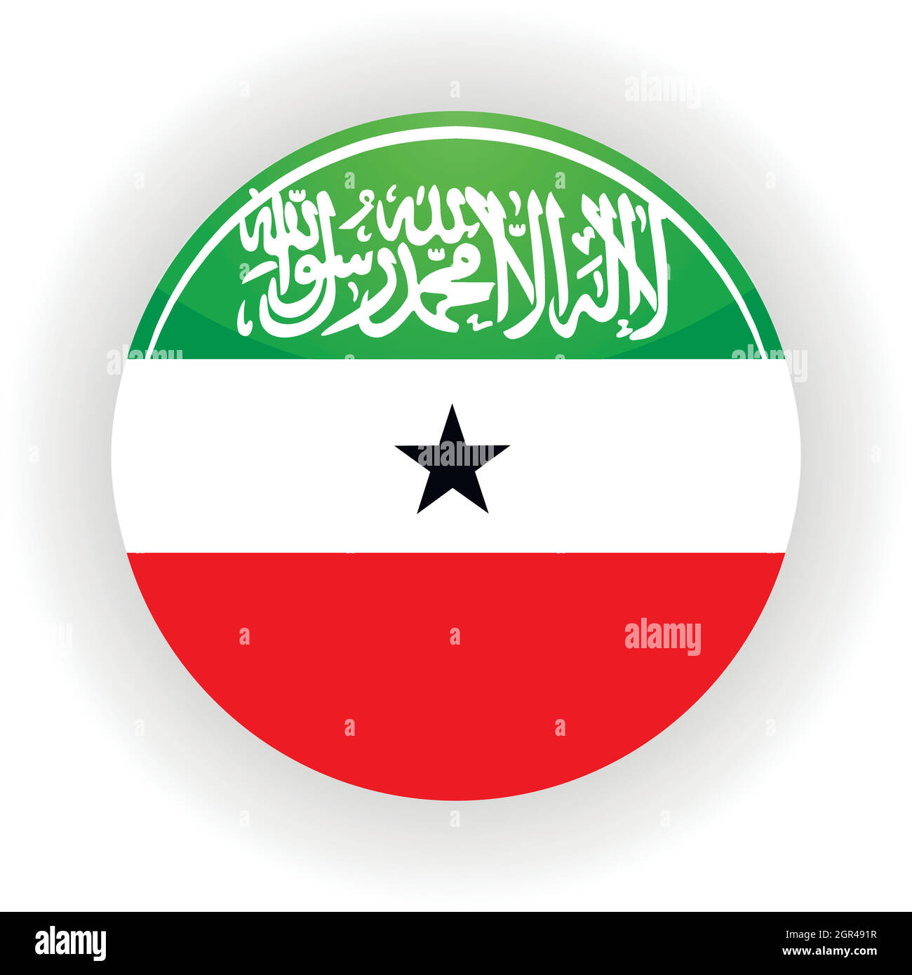 Somaliland Symbol Kreis Stock Vektor