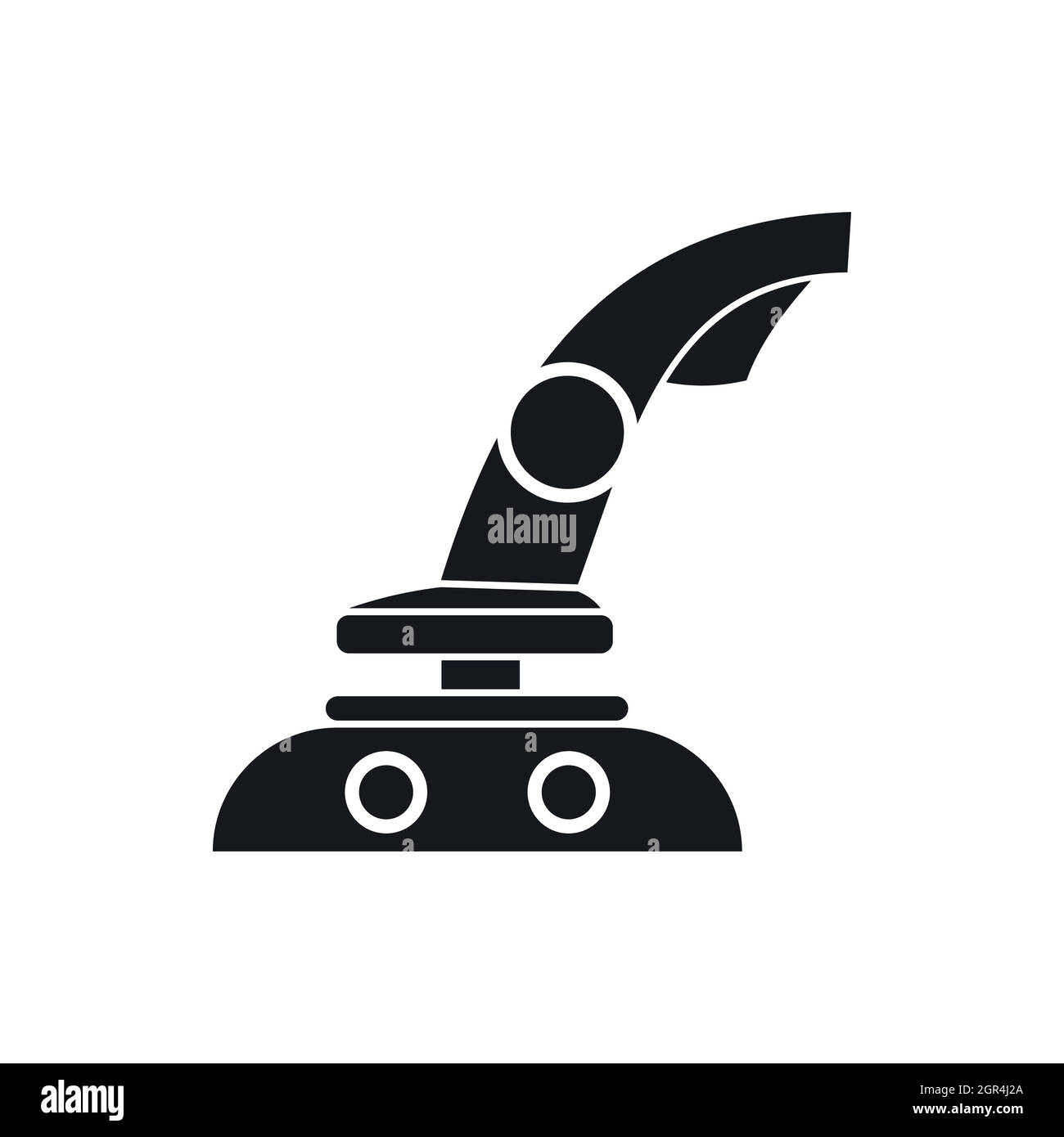 Joystick-Symbol, einfachen Stil Stock Vektor