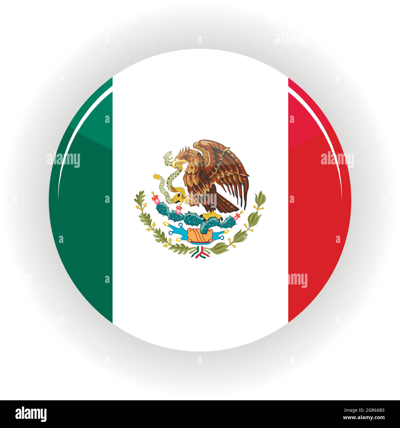 Mexiko-Symbol Kreis Stock Vektor