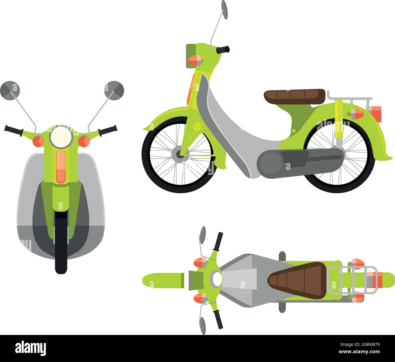 Motorrad Stock Vektor