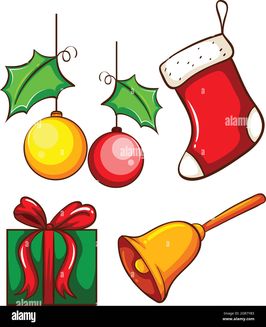 Weihnachtsschmuck Stock Vektor