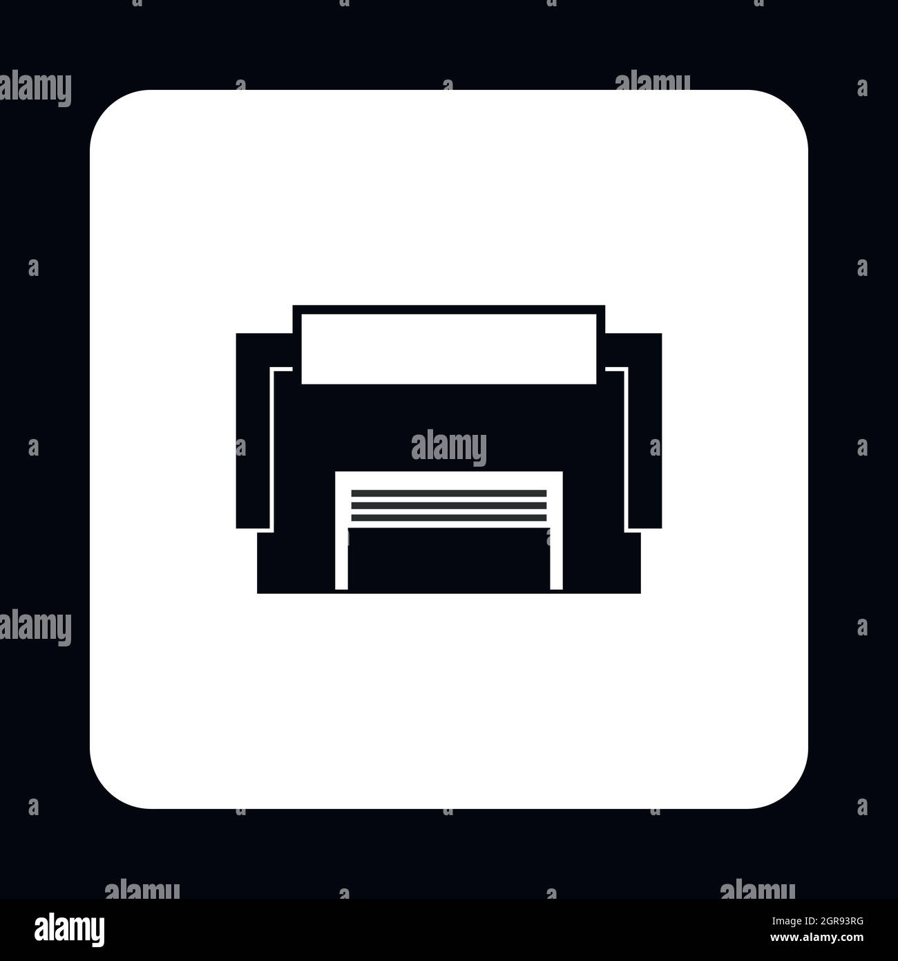 Industriegebäude-Symbol, einfachen Stil Stock Vektor