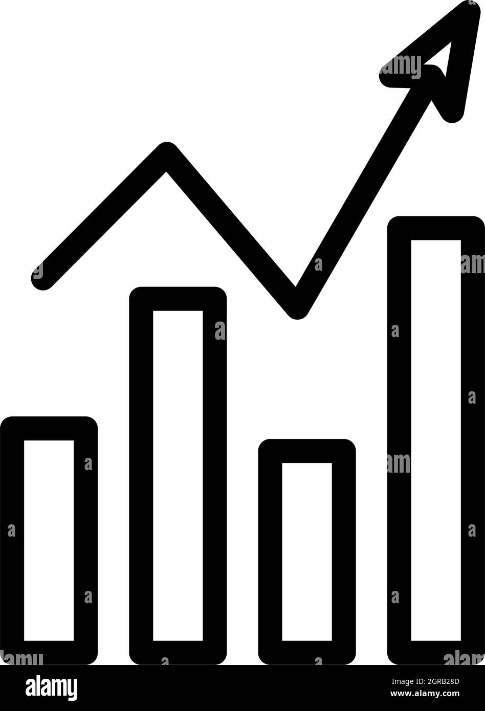 Symbol „Analysediagramm“ Stock Vektor