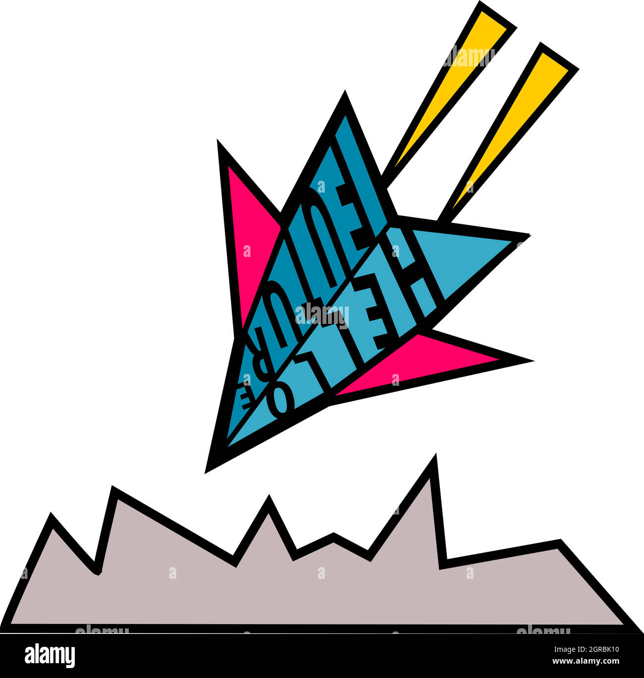 Hallo Zukunft Stock Vektor