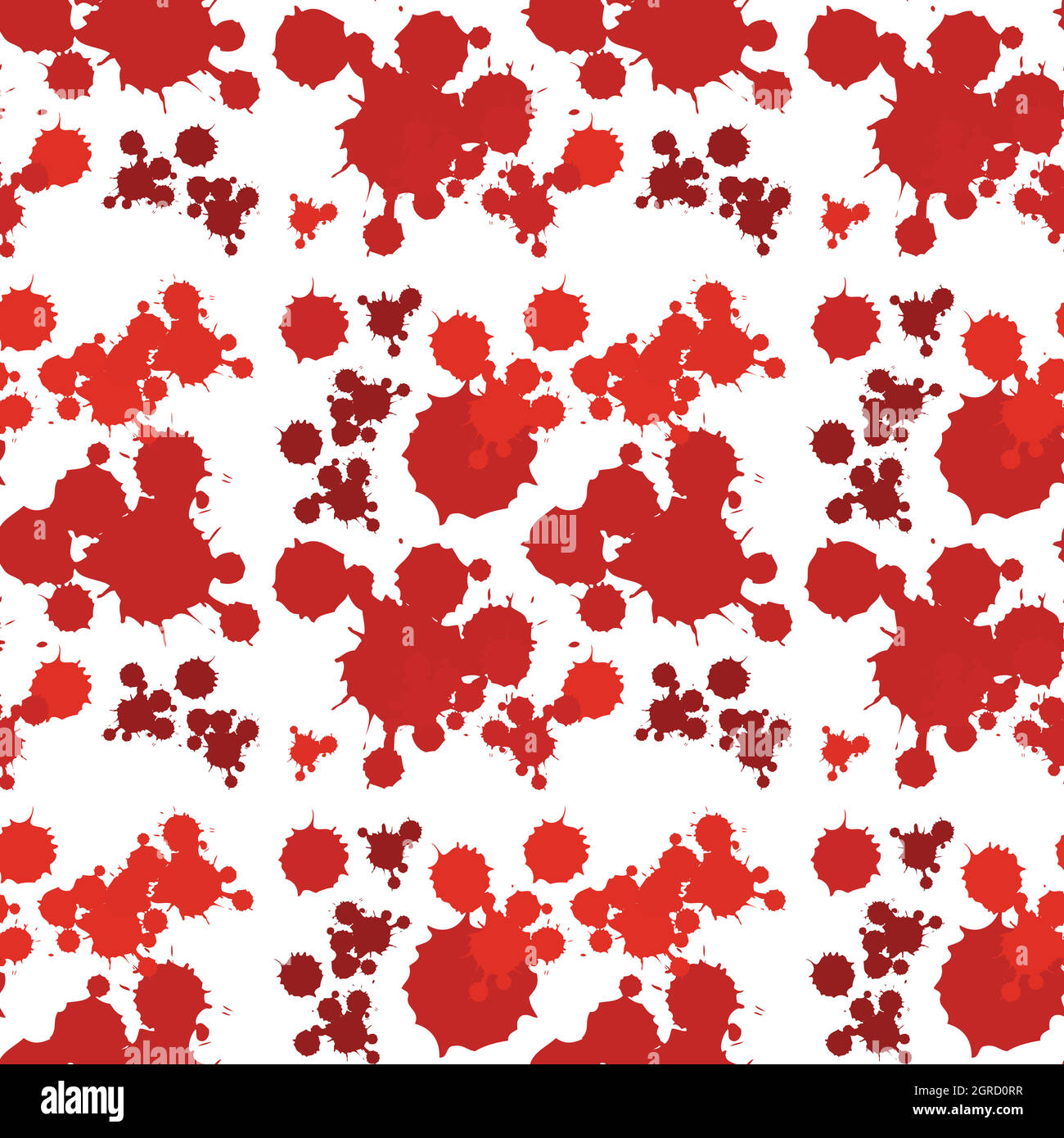 Nahtloses Hintergrunddesign mit rotem Splash Stock Vektor