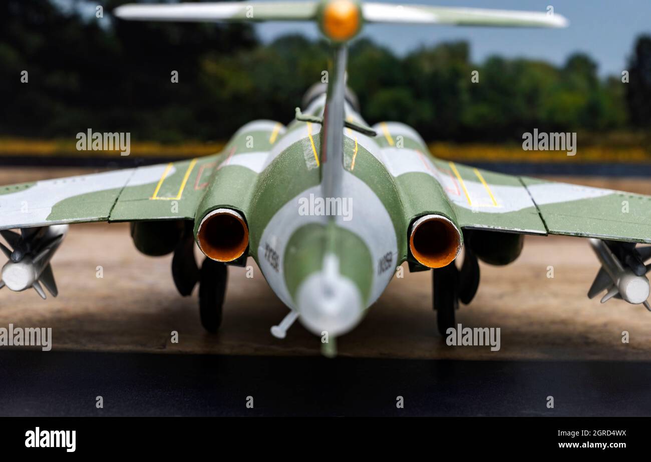 Airfix 1/72 Buccaneer Modellflugzeug Stockfoto