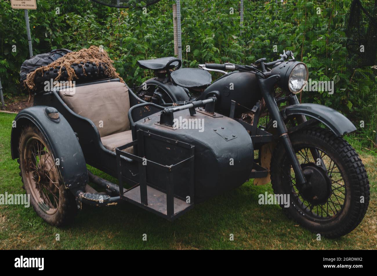 Weltkrieg 2 Armee Motorrad Stockfoto