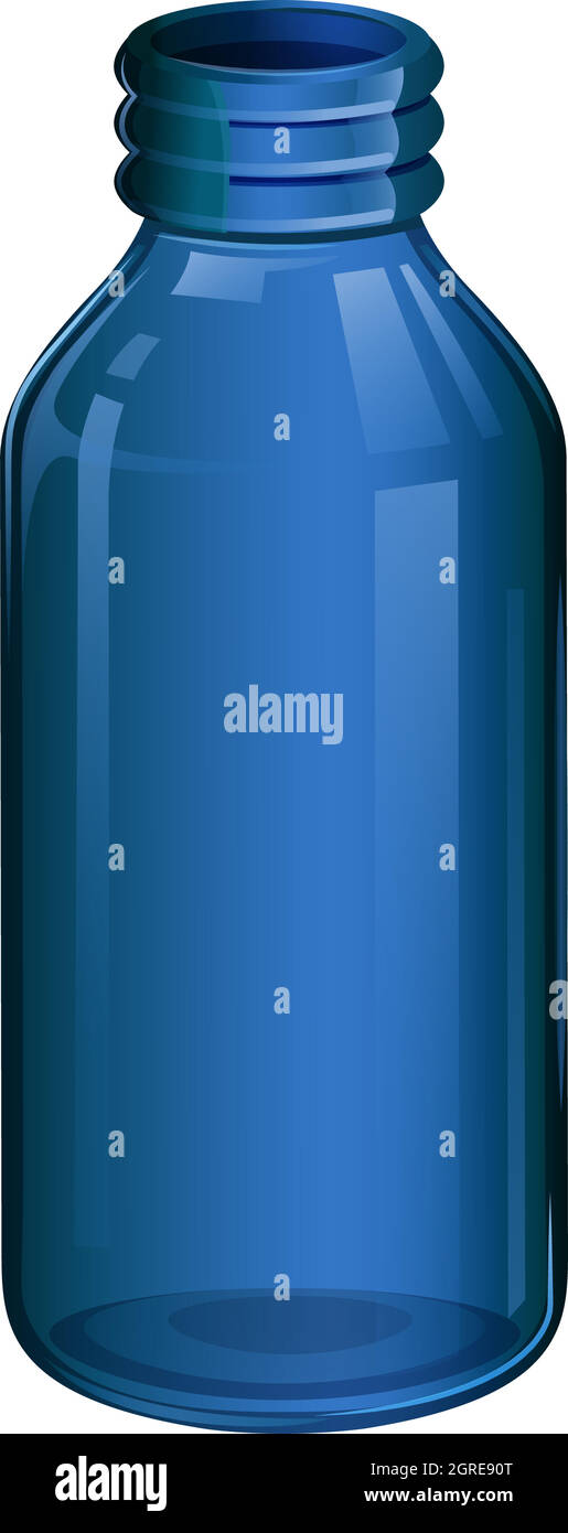 Eine medizinische Flasche Stock Vektor