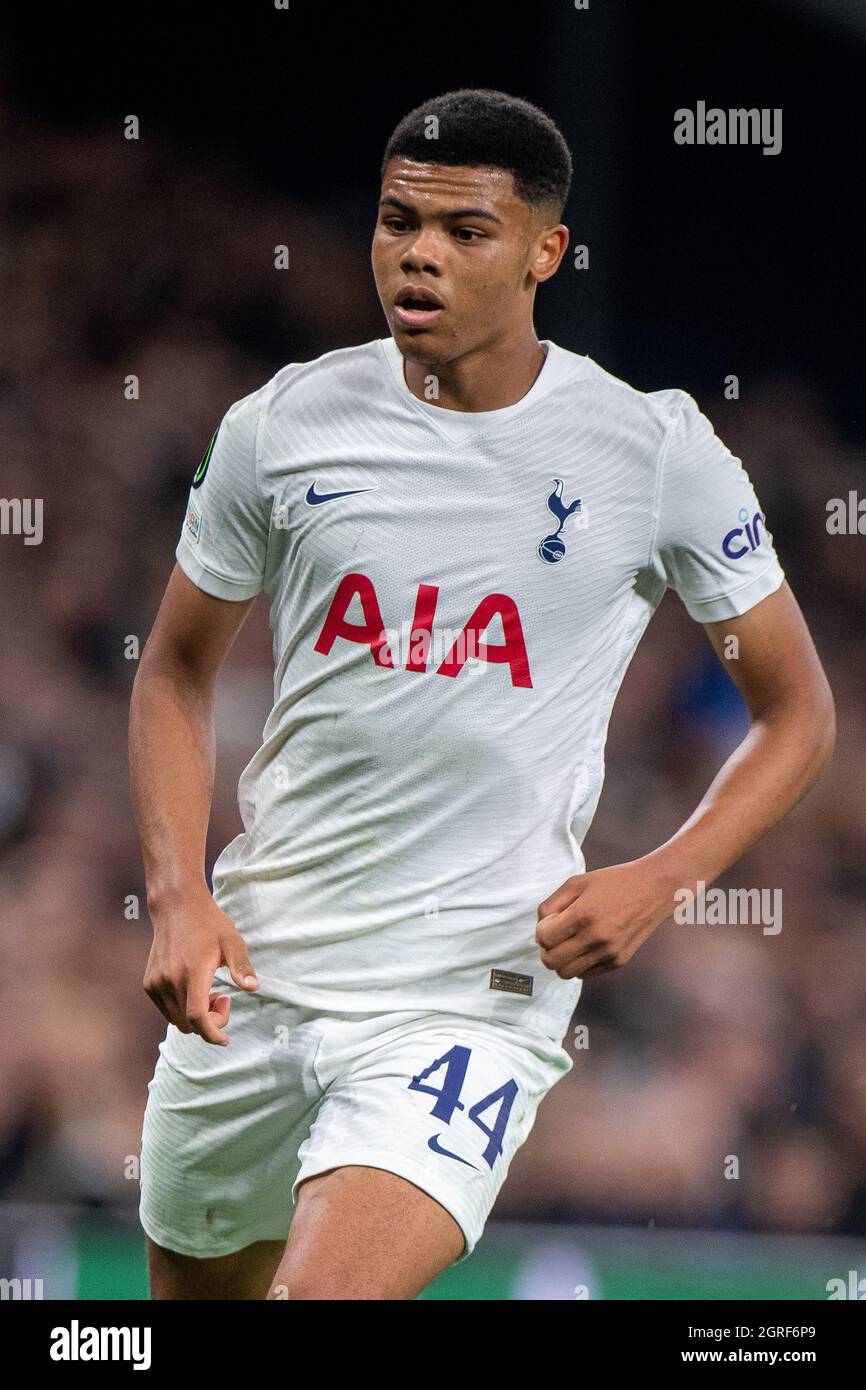 Dane Scarlett von Tottenham Hotspur während des UEFA Europa Conference League-Spiel der Gruppe G zwischen Tottenham Hotspur und NS Mura am 30. September 2 Stockfoto