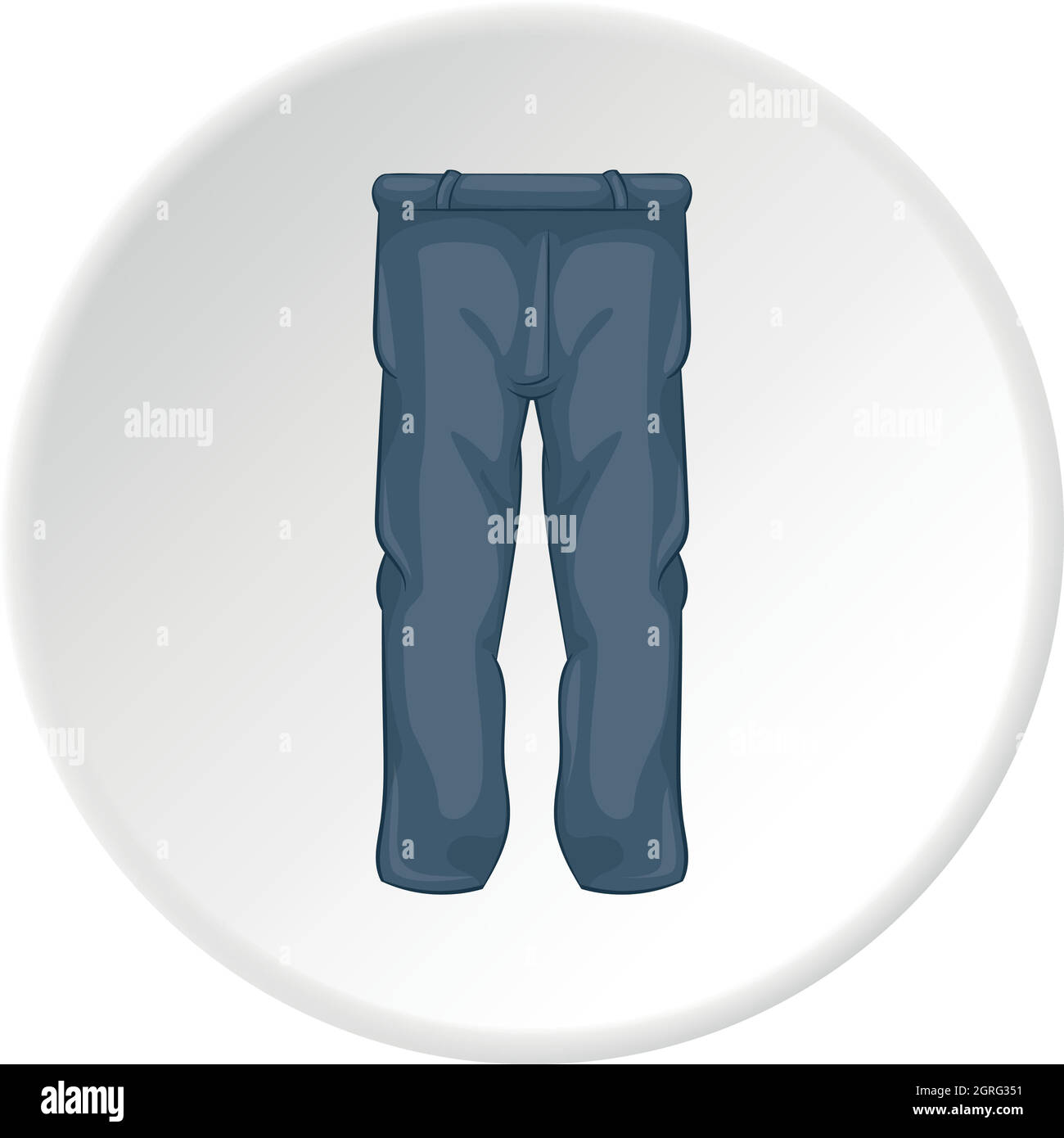 Herren Sport Hose Cartoon-Stil-Ikone Stock Vektor