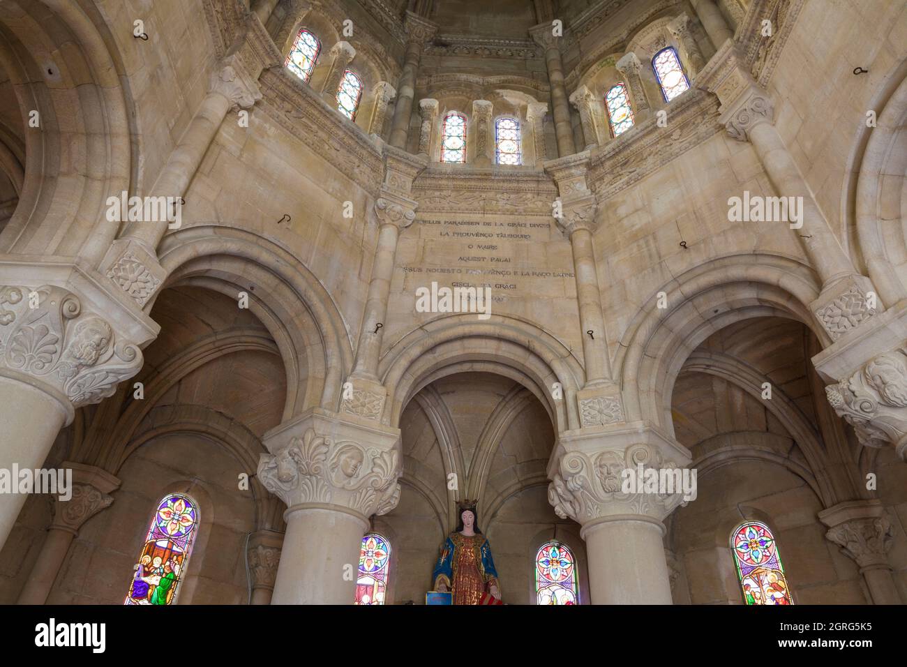 Frankreich, Alpes de Haute Provence, Naturpark Luberon, Forcalquier, Zitadelle, Kapelle Notre Dame de Provence Stockfoto