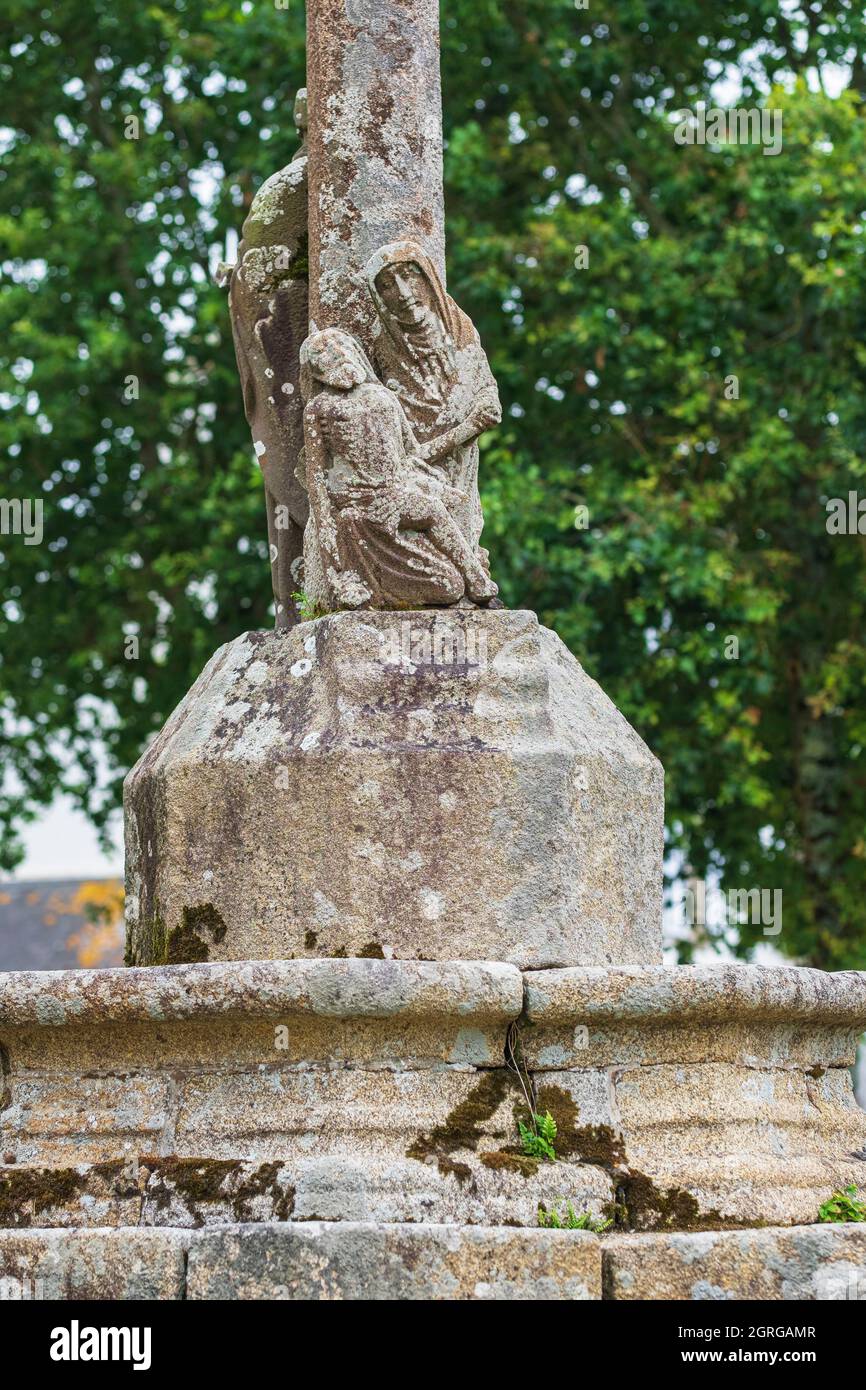 Frankreich, Finistere, Cast, kalvarienberg der Kirche Saint-Jerome Stockfoto