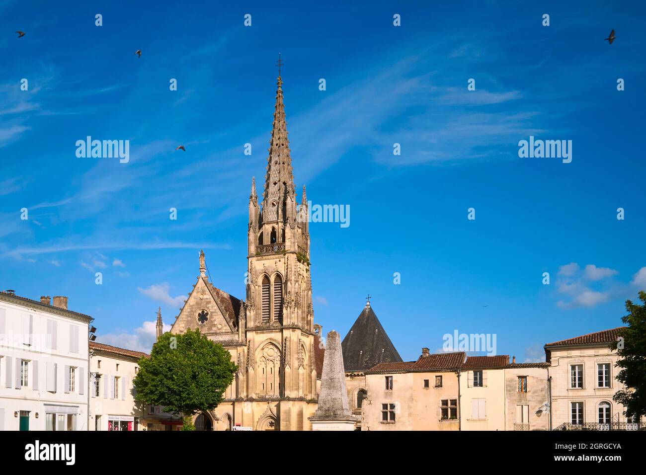 Frankreich, Gironde, Cadillac sur Garonne, Kirche Saint Martin Stockfoto