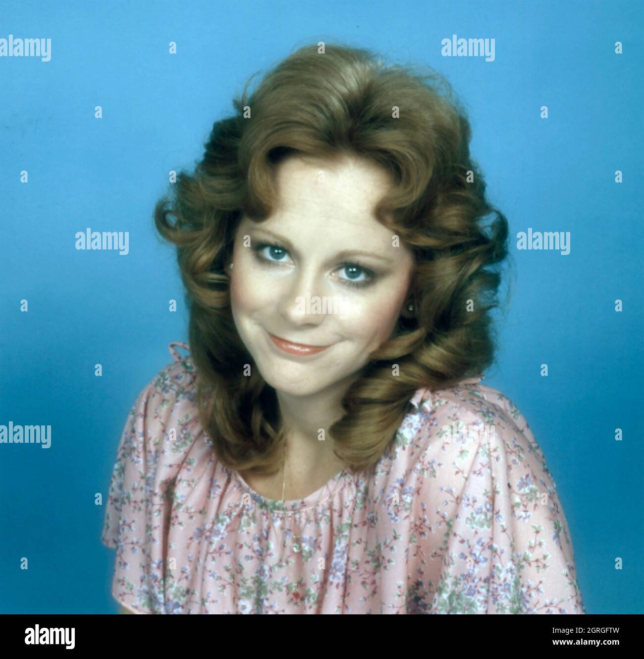 REBA McEntire Werbefoto der amerikanischen Country-Sängerin und Filmschauspielerin um 1987 Stockfoto
