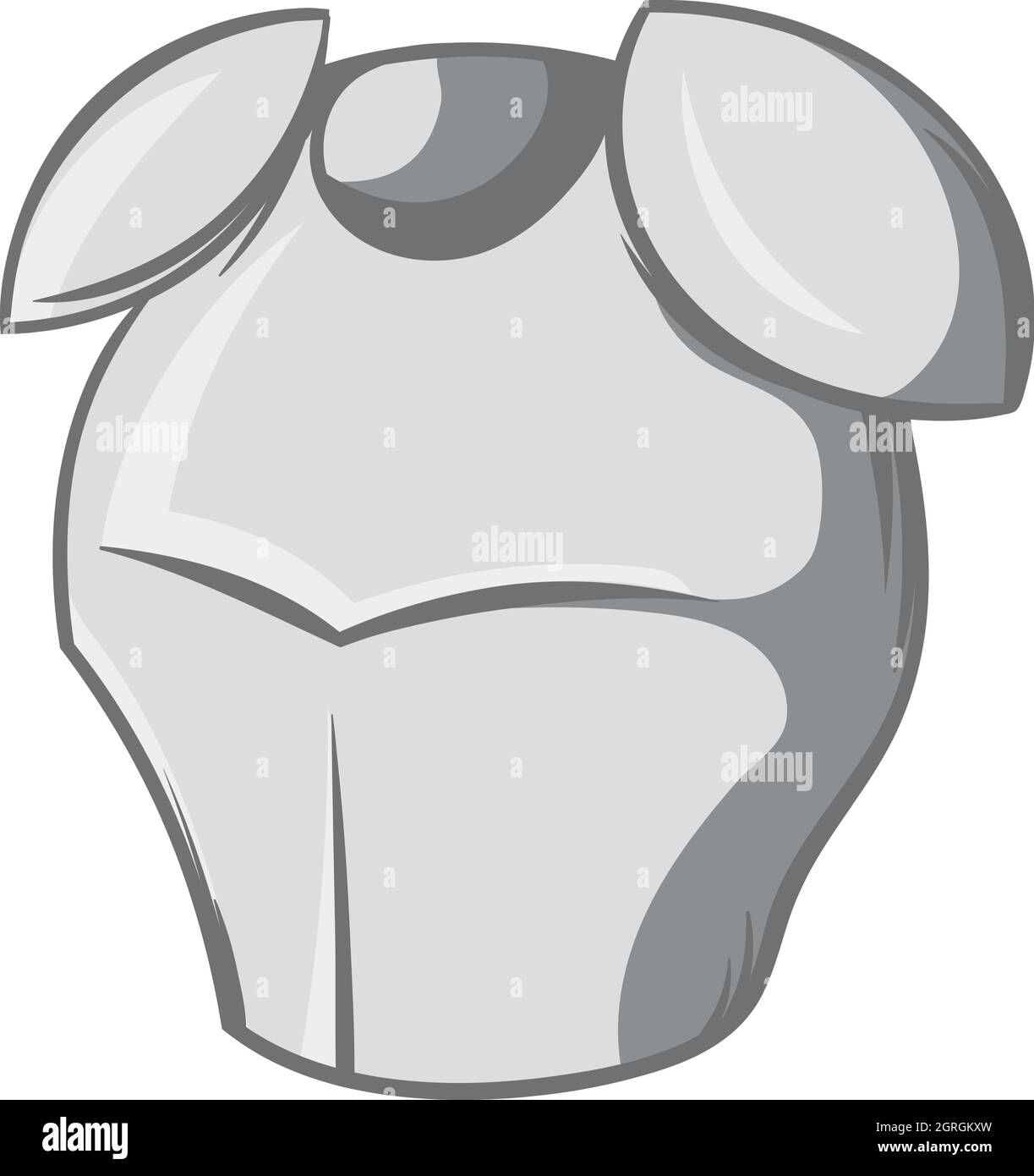 Metall gegen Helm Symbol, schwarz Stil Monochrom Stock Vektor