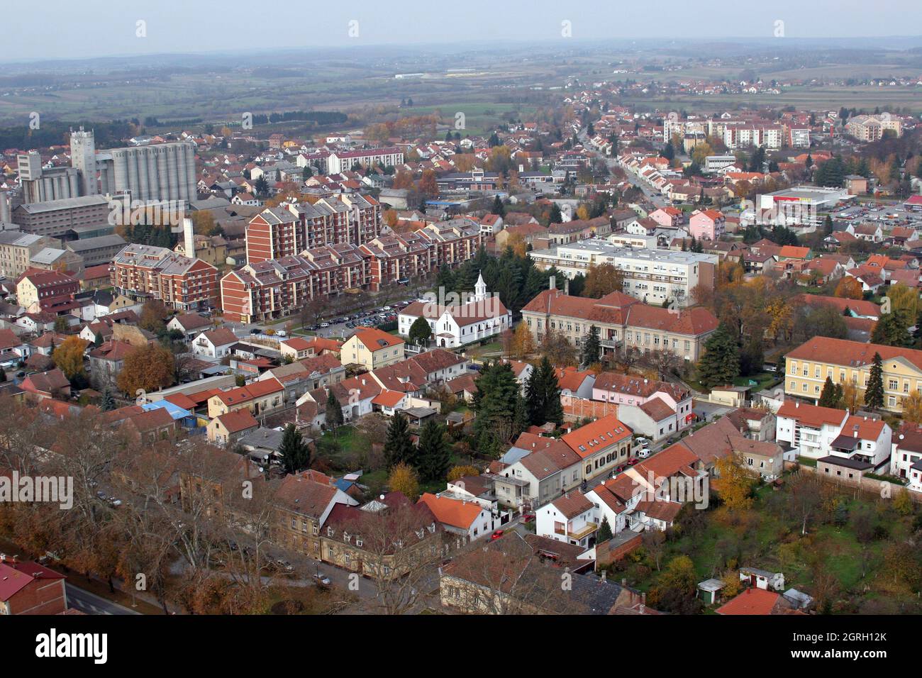 Kirche des heiligen Antonius von Padua in Bjelovar, Kroatien Stockfoto