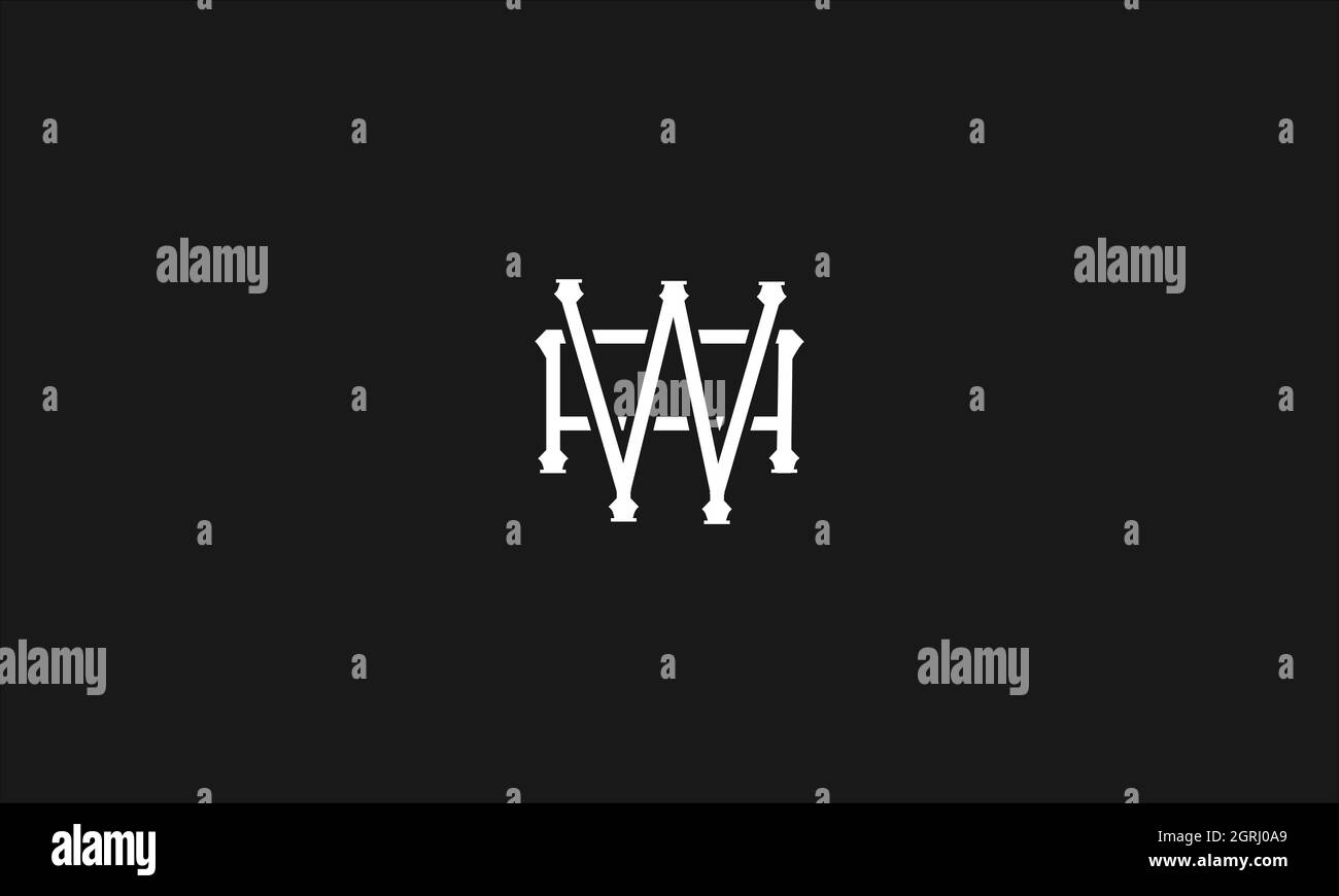 BUCHSTABEN AWLOGODESIGN MIT NEGATIVEM PLATZ FÜR