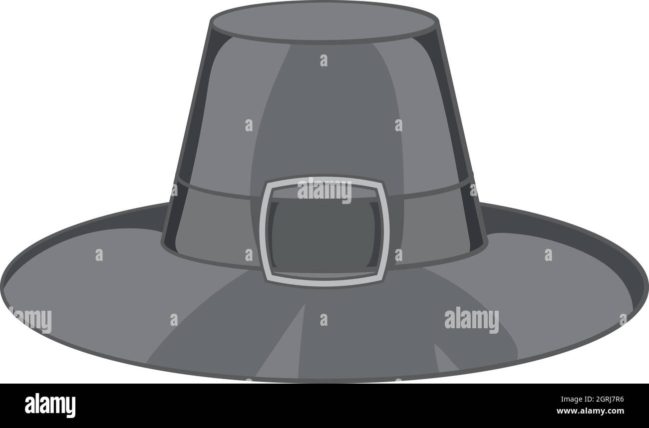 Gentlemans Hut-Symbol, monochrome Blackstyle Stock Vektor