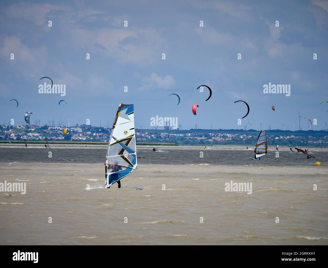 Windsurfen Spaß Sport Stockfoto