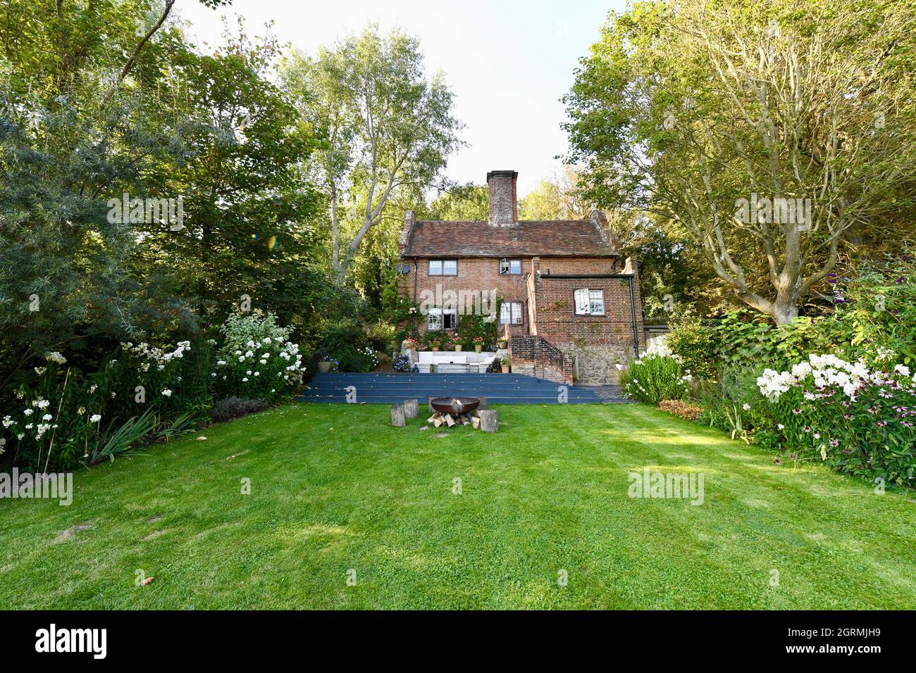 Rhino Lodge im Port Lympne Animal Reserve, Kent, Großbritannien Stockfoto