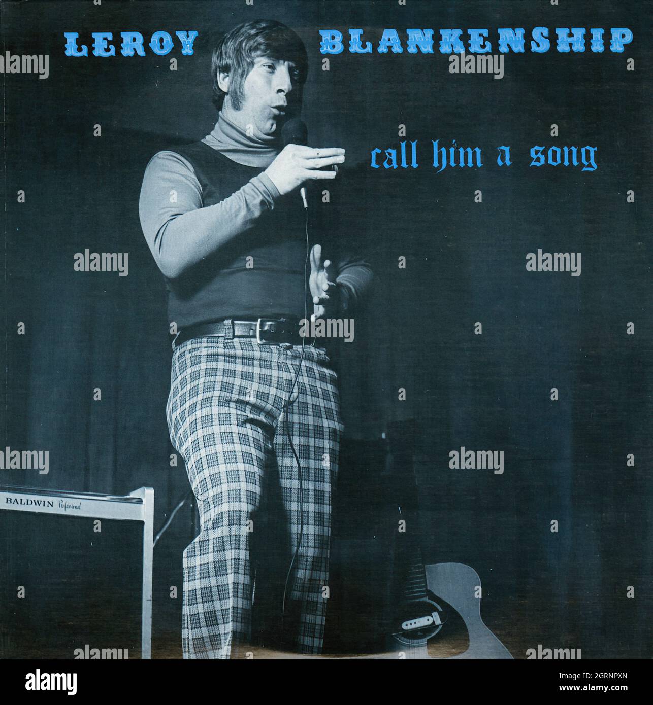 Leroy Blankenship - Call Him A Song - Vintage American Christian Vinyl Album Stockfoto