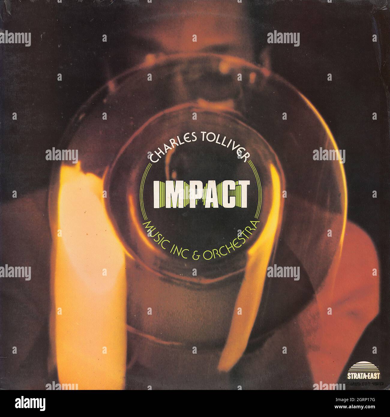 Charles Tolliver Music Inc & Orchestra - Impact - Vintage Vinyl Schallplattencover Stockfoto