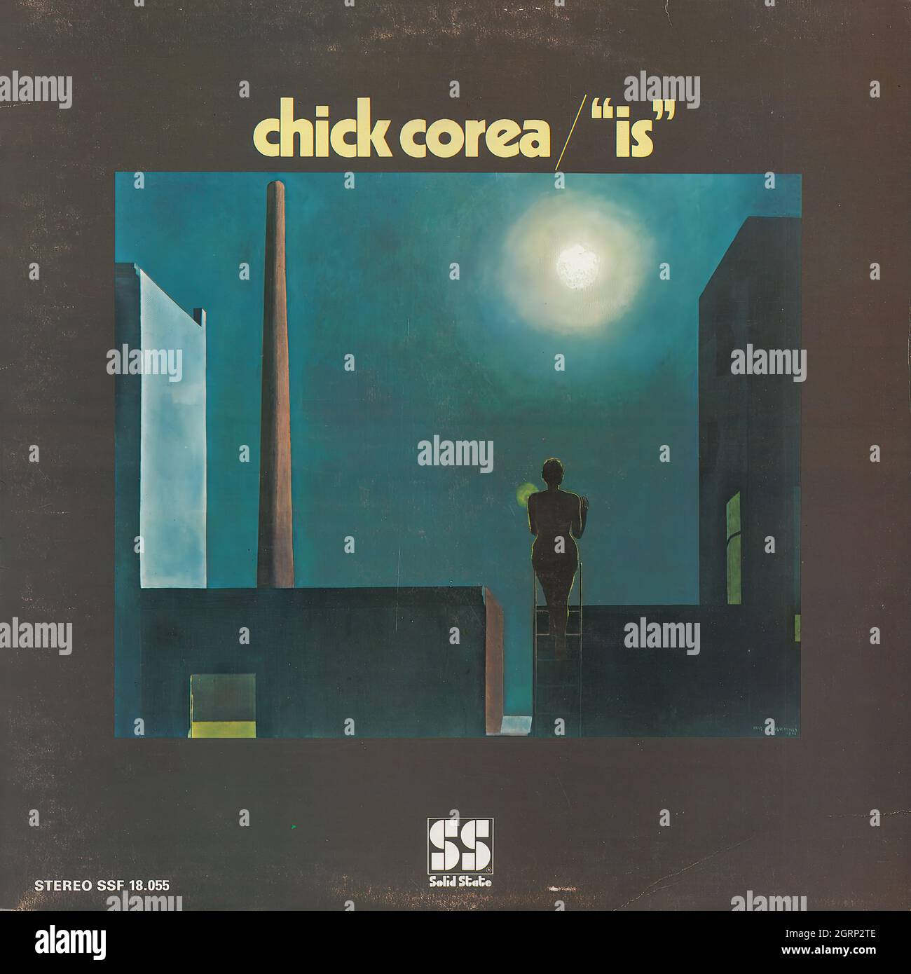 Chick Corea - Is - Vintage Vinyl Schallplattencover Stockfoto