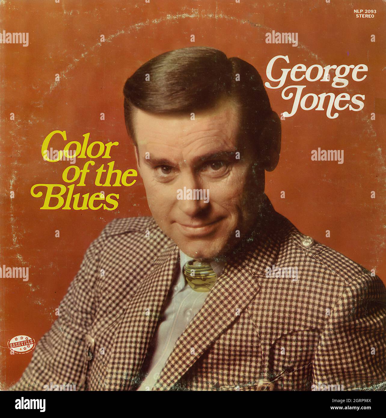 George Jones - Color Of The Blues - Vintage Country Music Album Stockfoto