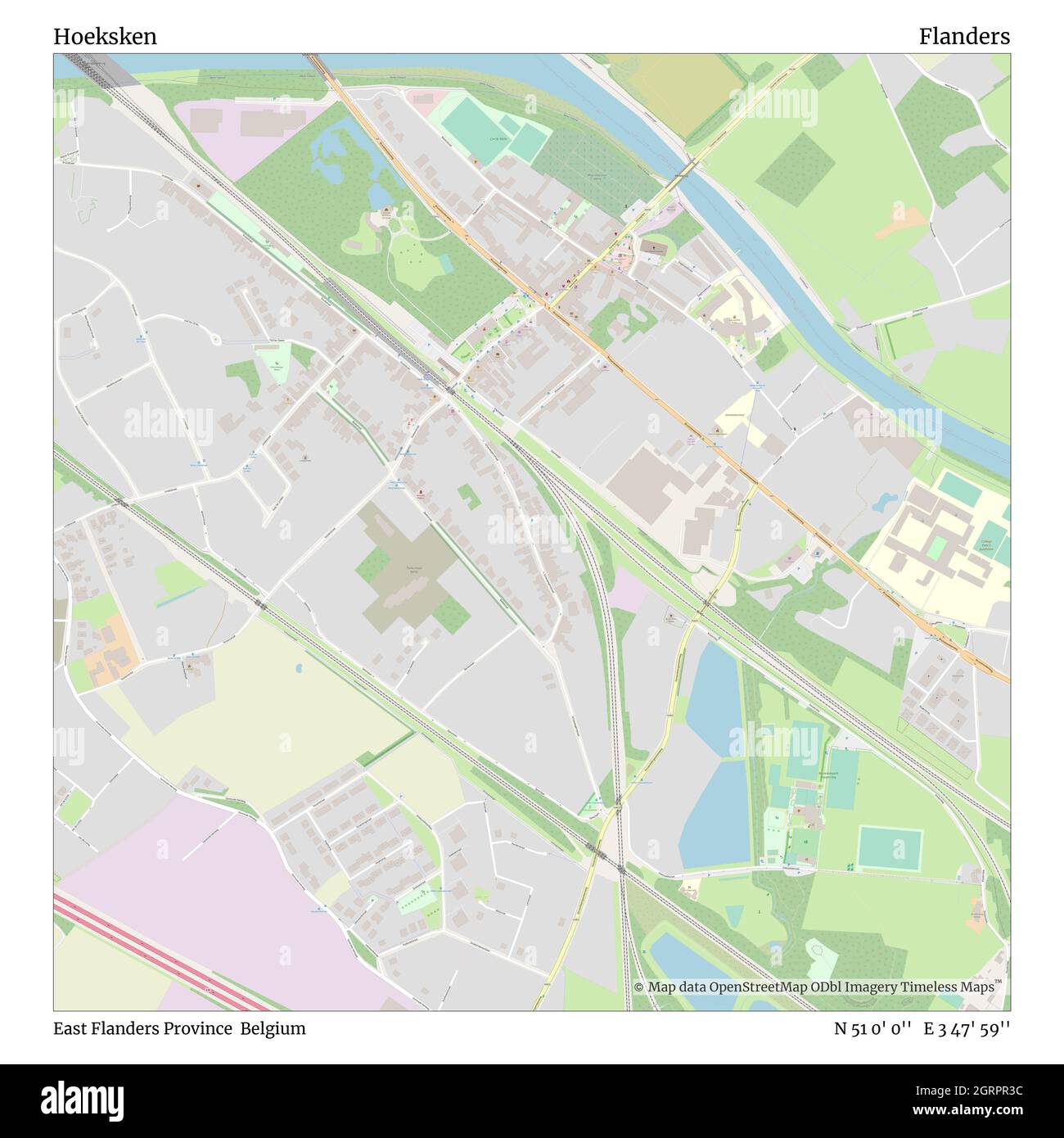 Hoeksken, Provinz Ostflandern, Belgien, Flandern, N 51 0' 0'', E 3 47' 59'', map, Timeless Map veröffentlicht im Jahr 2021. Reisende, Entdecker und Abenteurer wie Florence Nightingale, David Livingstone, Ernest Shackleton, Lewis and Clark und Sherlock Holmes haben sich bei der Planung von Reisen zu den entlegensten Ecken der Welt auf Karten verlassen.Timeless Maps kartiert die meisten Orte auf der Welt und zeigt die Verwirklichung großer Träume Stockfoto