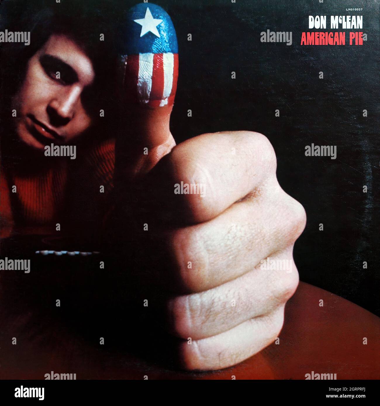 Don McLean - American Pie 1971 - Vintage Vinyl Rekord mit 33 U/min Stockfoto