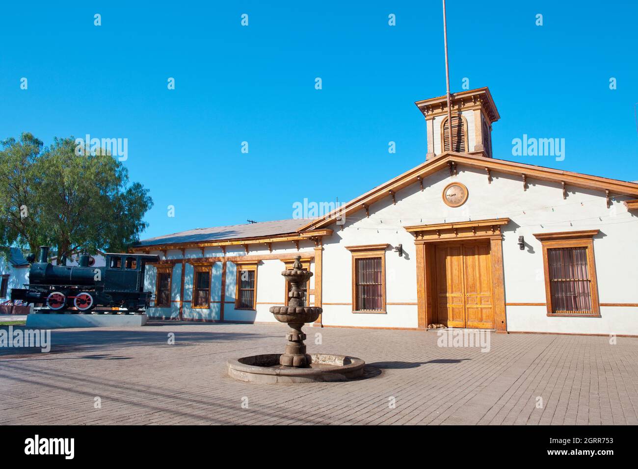Alter Bahnhof von Copiapo im Norden Chiles. Stockfoto
