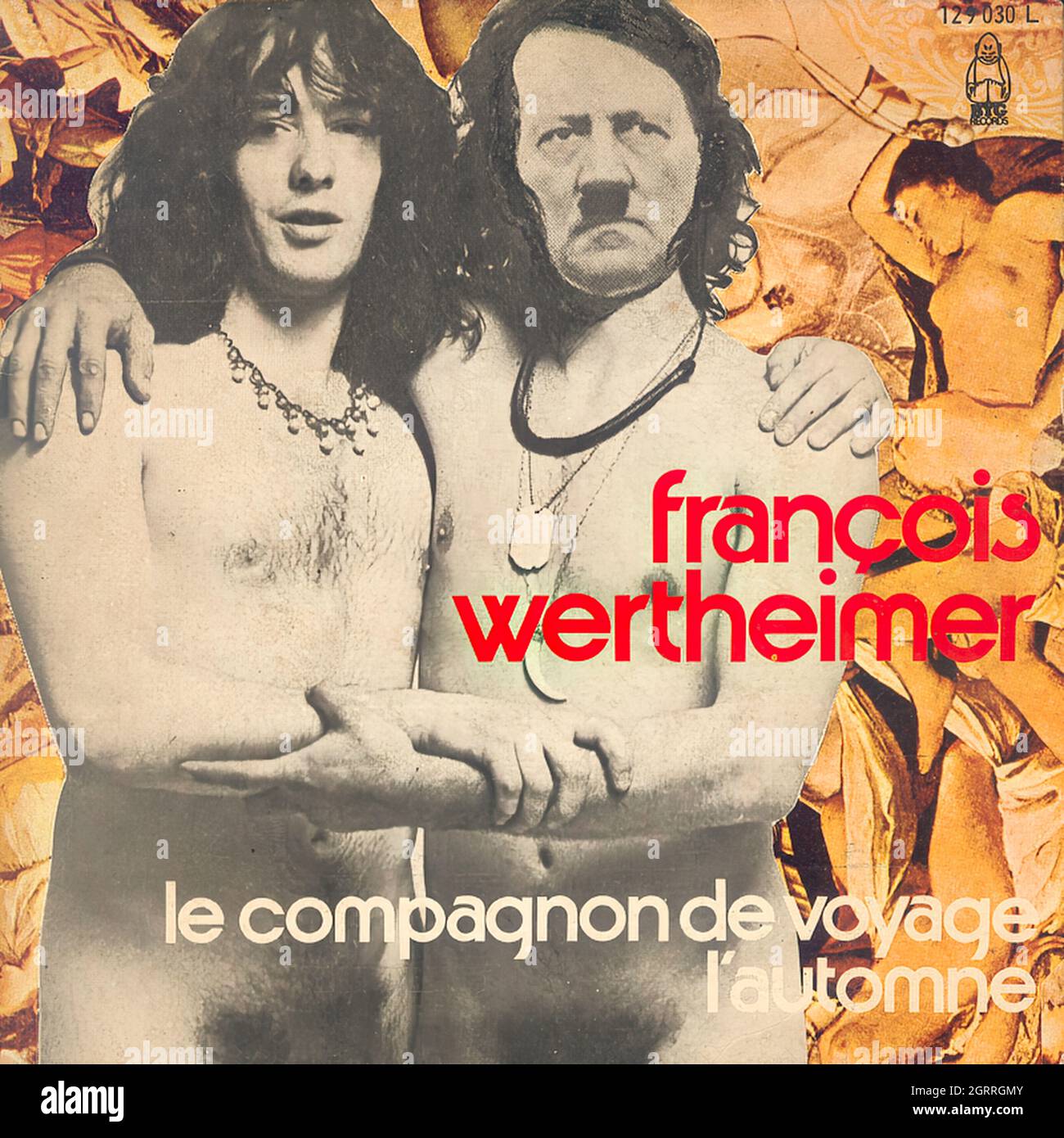 François Wertheimer - Le compagnon de voyage - L'automne - Vintage Vinyl Schallplattencover Stockfoto