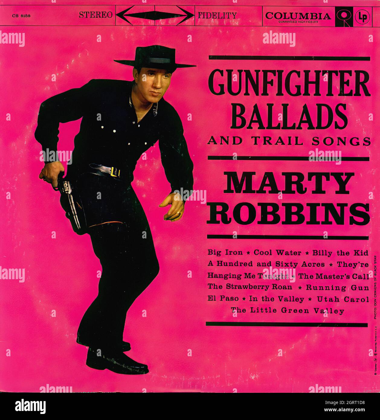 Marty Robbins - Gunfighter Ballads And Trail Songs - Vintage Country Music Album Stockfoto