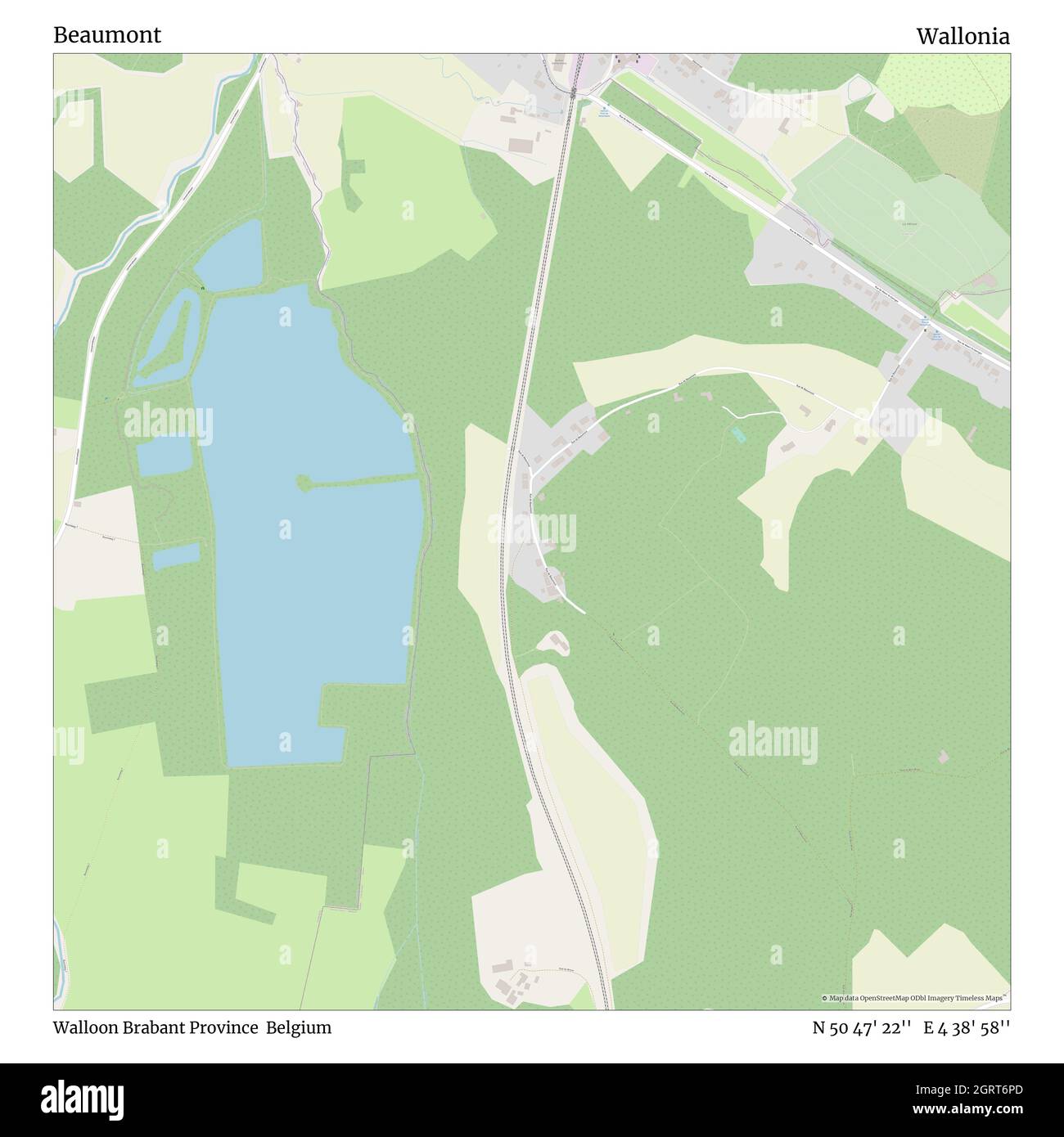 Beaumont, Provinz WallonischBrabant, Belgien, Wallonien, N 50 47' 22