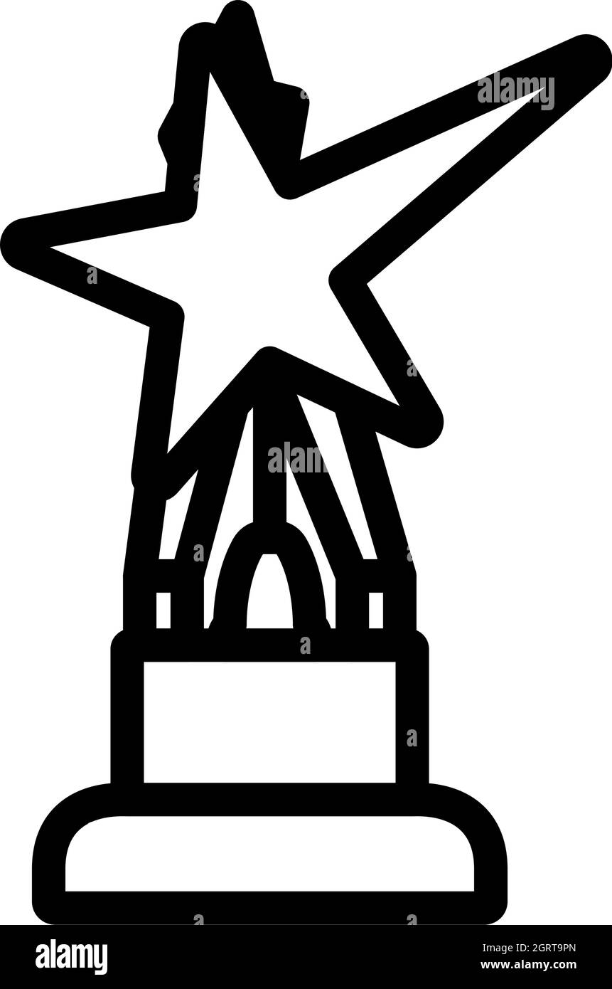 Cinema Award-Symbol Stock Vektor