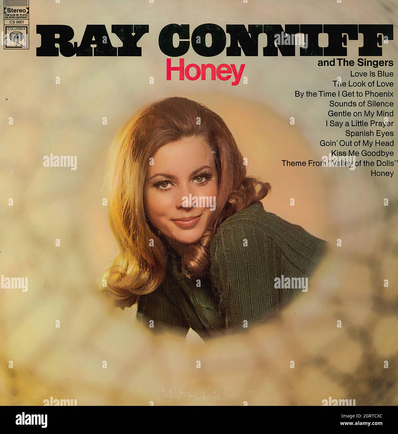Ray Conniff - Honey - Vintage Musical Vinyl Album Stockfoto