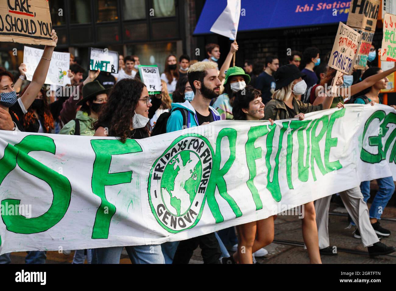 Mailand, Italien. Oktober 2021. 2021 1. Oktober, Mailand, Italien - Freitag für zukünftiges Treffen Credit: Marco Ciccolella/Alamy Live News Stockfoto