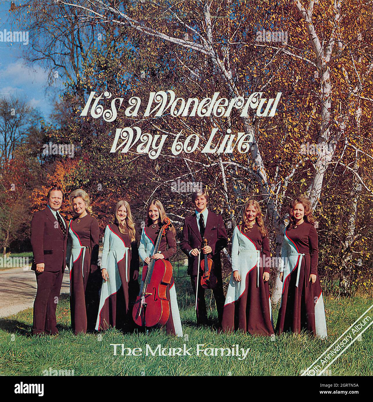 The Murk Family - IT's A Wonderful Way to Live - Vintage American Christian Vinyl Album Stockfoto