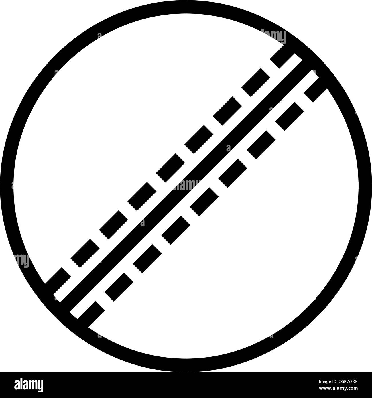 Cricket-Ball-Symbol Stock Vektor