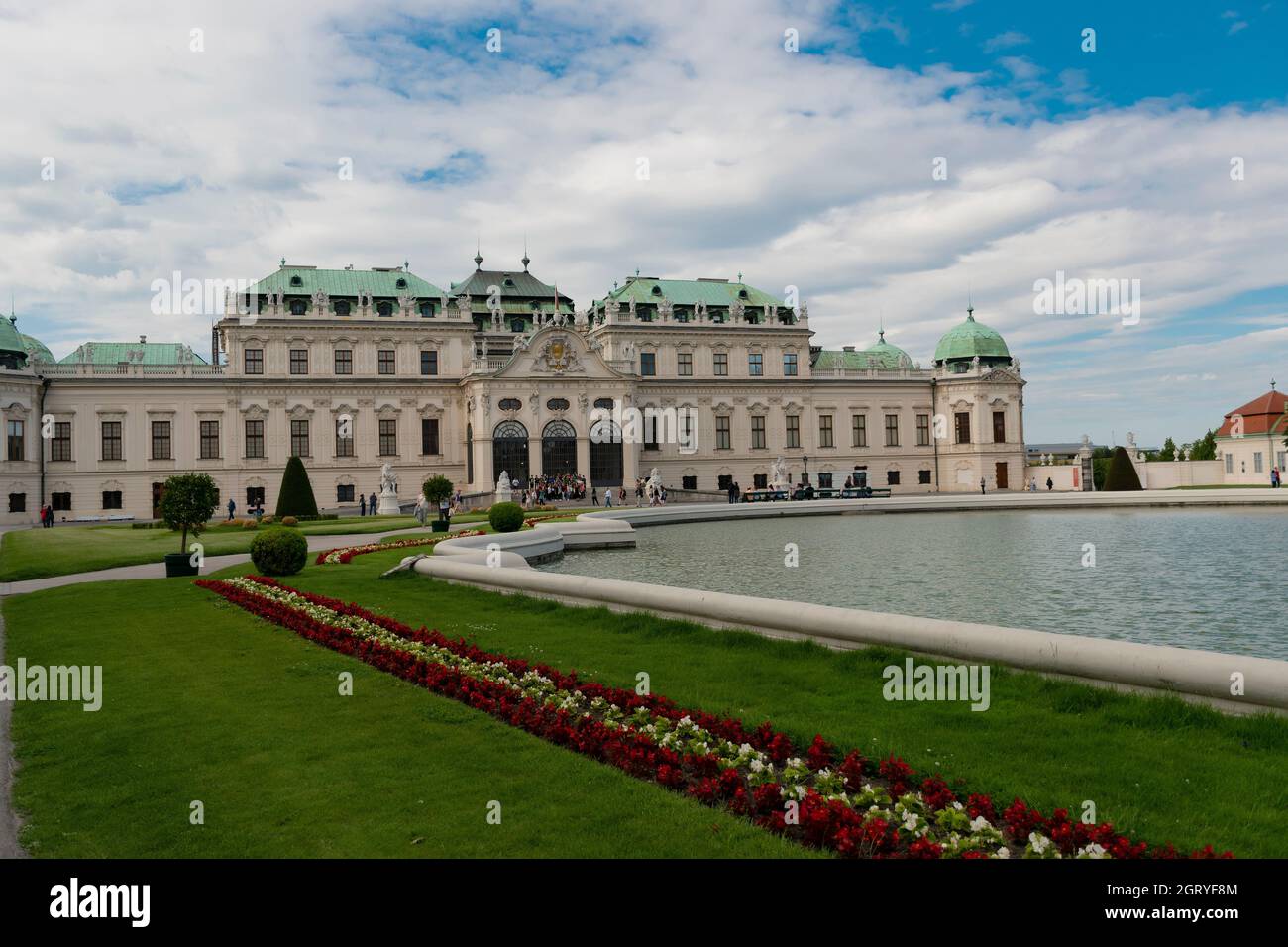 31 Mai 2019 Wien, Österreich - Schloss Belvedere im Frühling Stockfoto