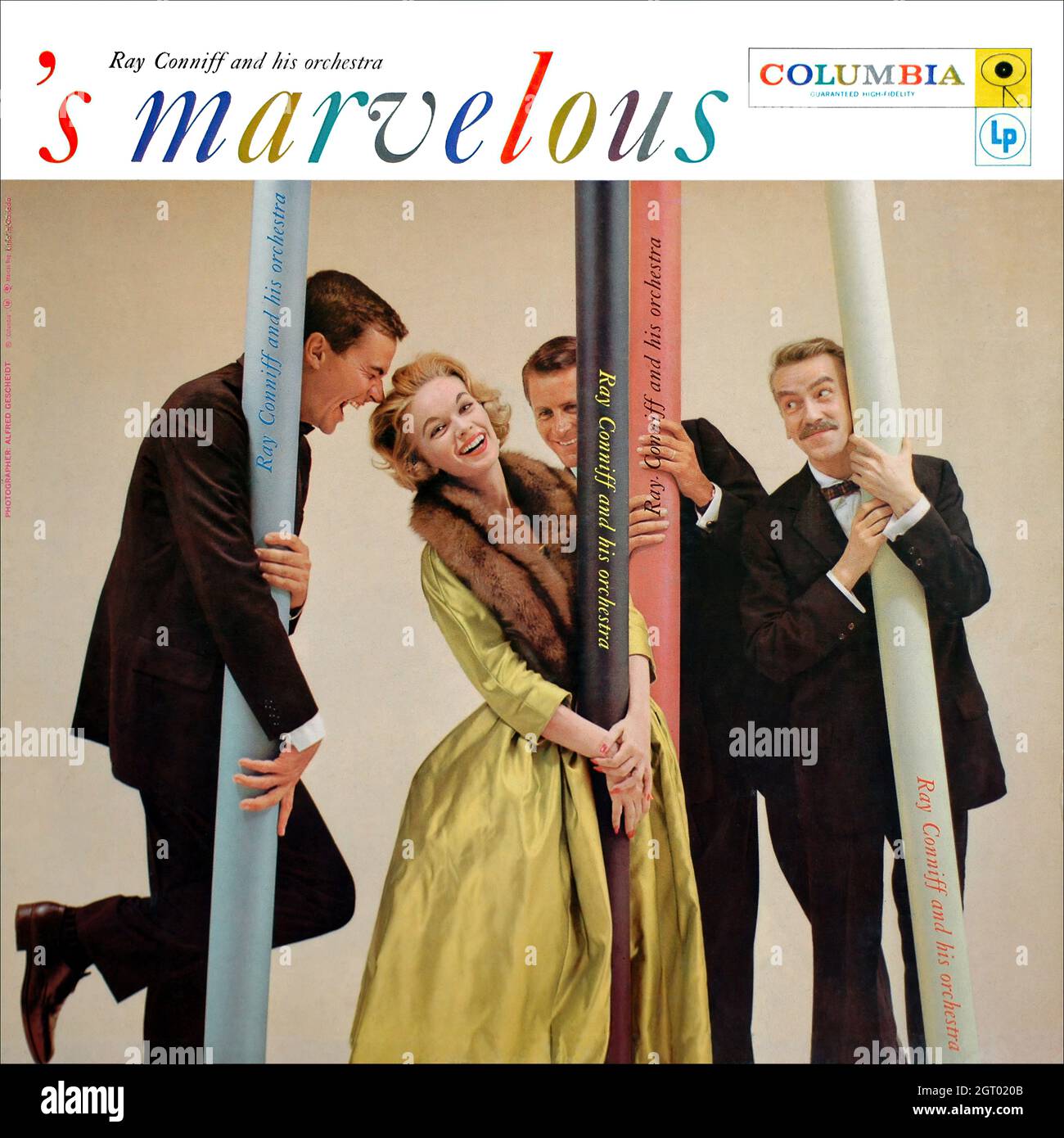 Ray Conniff & His Orchestra - s'marvelous 1957 - Vintage Vinyl mit 33 U/min Stockfoto