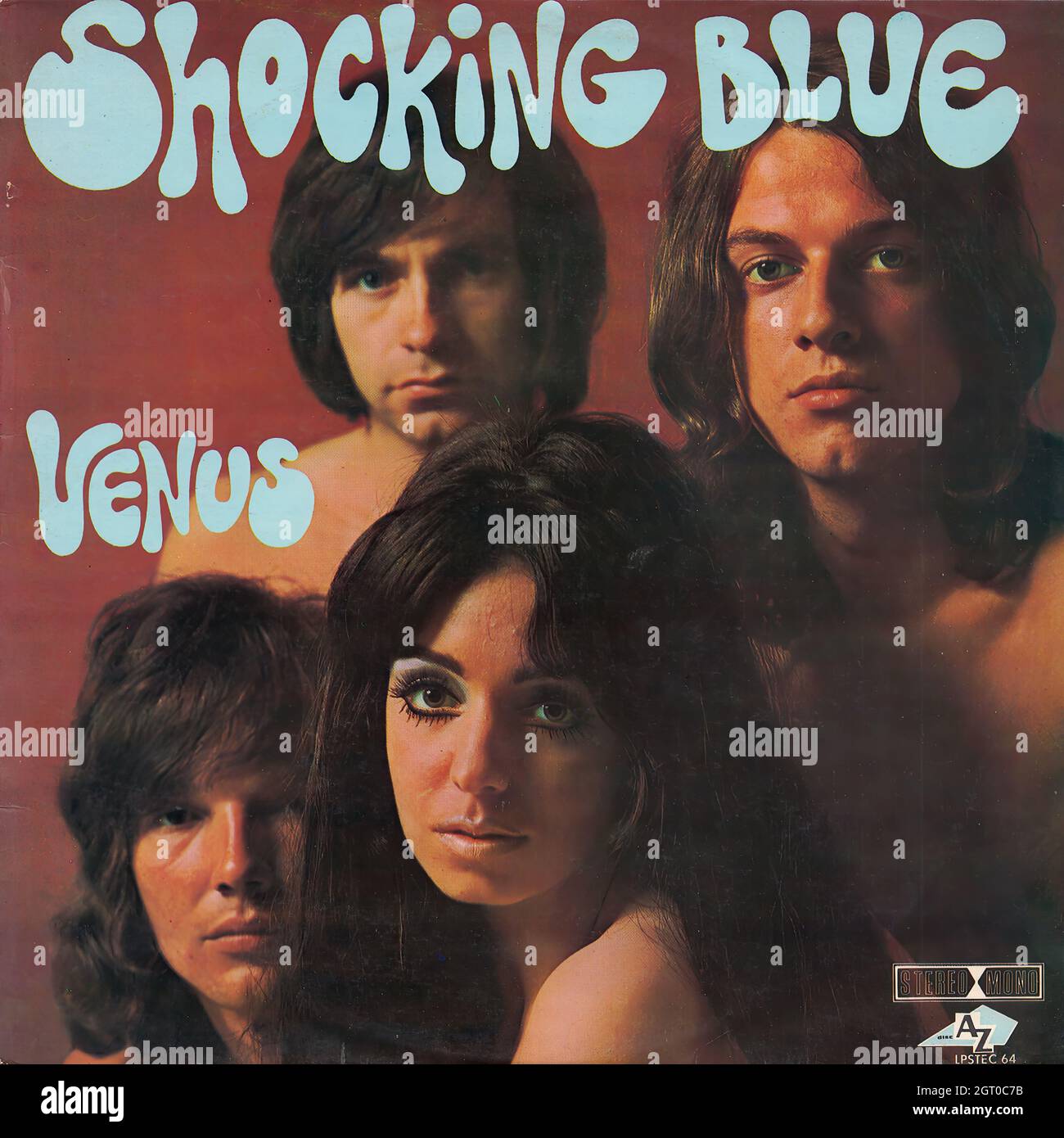 Shocking Blue - Venus - Vintage Vinyl Schallplattencover Stockfoto