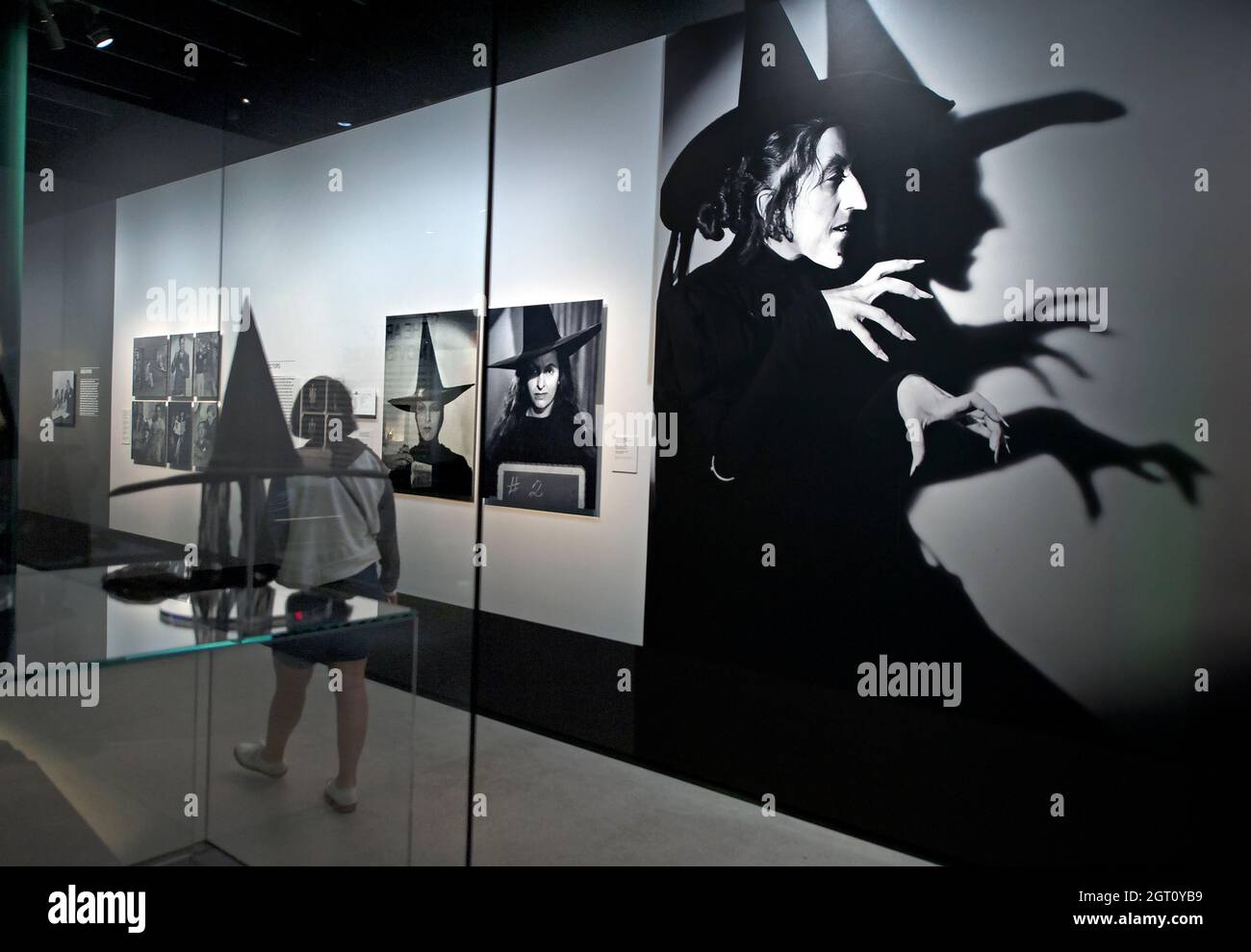 Ausstellungen vom Zauberer von Oz im Academy Museum of Motion Picturs in Los Angeles, Kalifornien Stockfoto
