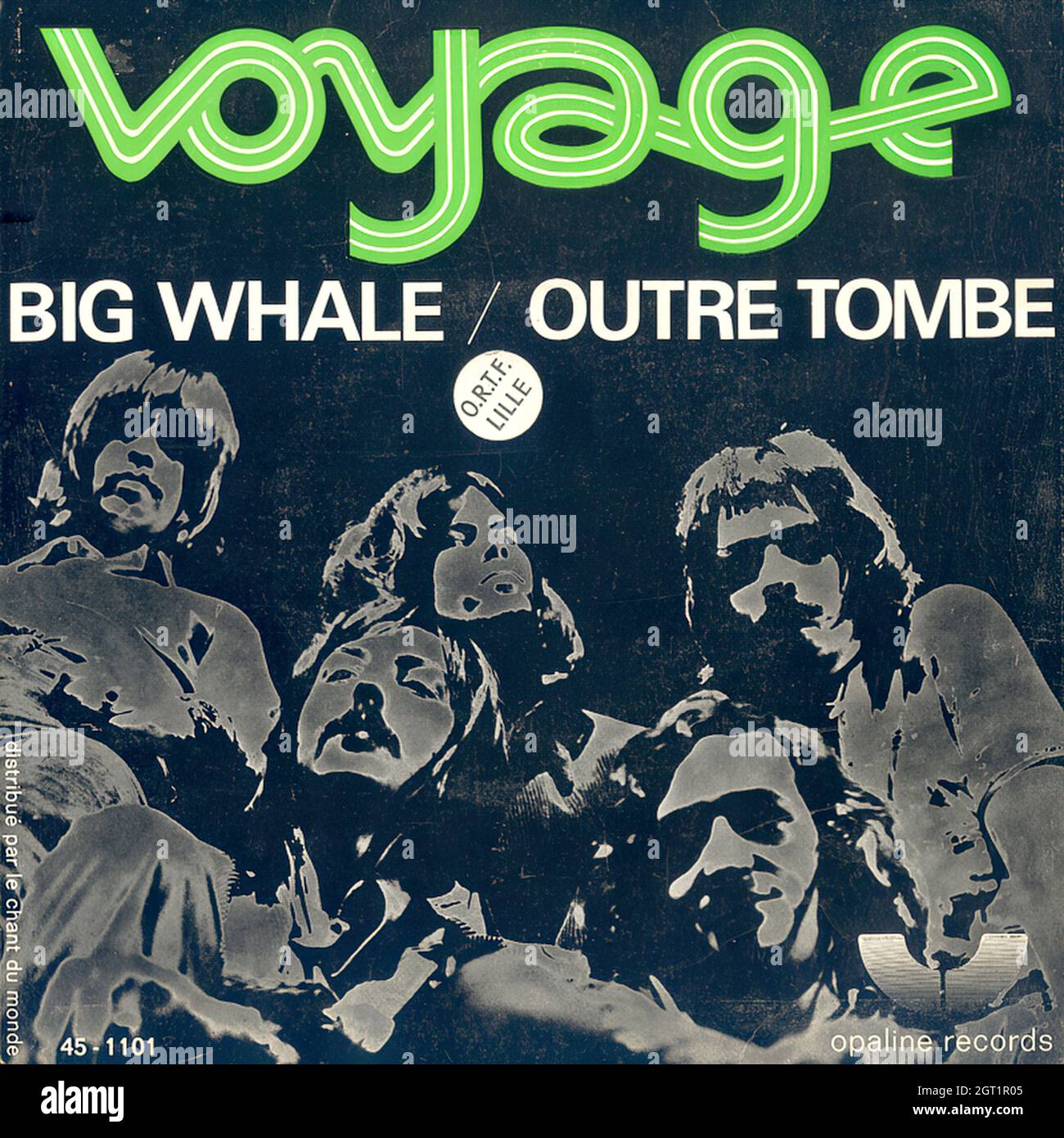Voyage - Big Wal - Outre Tombe - Vintage Vinyl Schallplattencover Stockfoto